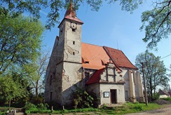 Hostín u Vojkovic (okres Mělník) - kostel Nanebevzetí Panny Marie